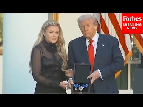Video:  ‘He Was Unstoppable’: Donald Trump Awards Presidential Medal Of Freedom Posthumously To Charlie Kirk