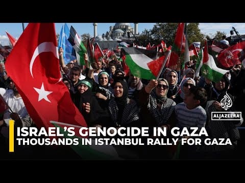 Video: Protesters flood Istanbul streets, demanding end to Israel’s war on Gaza
