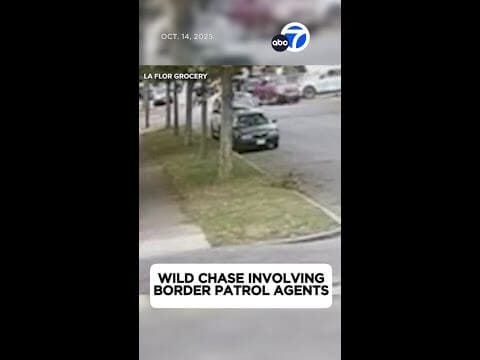 Video:  Wild chase involving Border Patrol agents