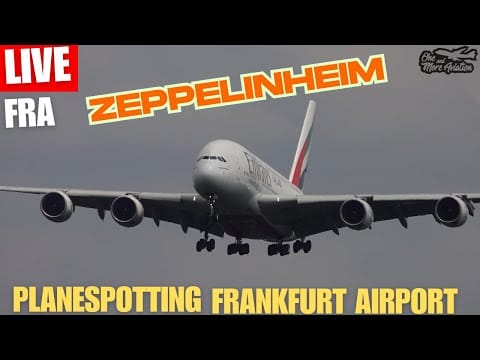 Video:  🔴Live Planespotting Frankfurt Airport Zeppelinheim Arrival Action 🛬 #live