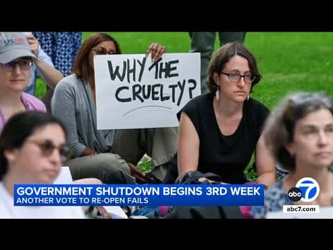 Video:  Judge blocks Trump administration from firing workers during government shutdown