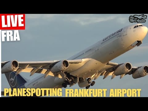 Video:  🔴 Live Planespotting Frankfurt Airport Part 2
