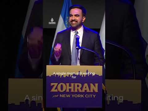 Video: Zohran Mamdani elected New York mayor – vows to serve all communities | AJ #shorts