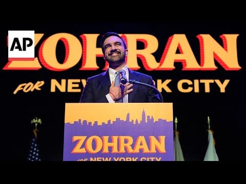 Video: Zohran Mamdani wins NYC mayor’s race: ‘We have toppled a political dynasty’