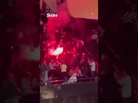 Video: Protester almost sets himself ON FIRE during Israel Philharmonic performance in France