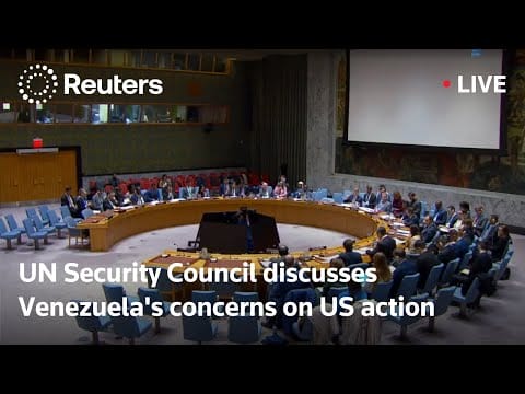 Video: LIVE: UN Security Council discusses Venezuela’s concerns on US action
