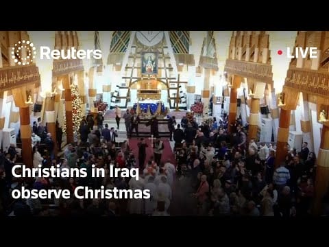 Video: LIVE: Christmas celebrated in Iraq