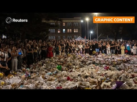 Video: WARNING: GRAPHIC CONTENT: Homemade bombs failed to detonate in Bondi shooting, police say | REUTERS