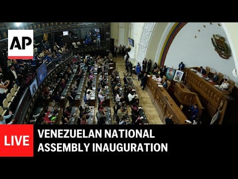 Video: LIVE: Venezuelan National Assembly inauguration