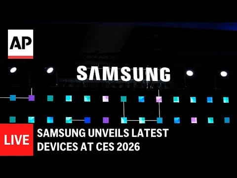 Video: LIVE: Samsung First Look at CES 2026