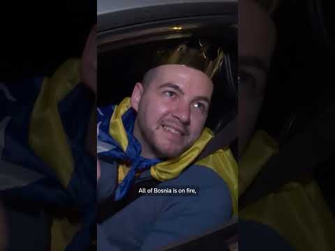 Video: Bosnian soccer fans celebrate World Cup return